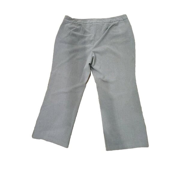 Lane Bryant Pants Gray High Rise Straight Leg The Houston Trousers Women's 24 - Picture 3 of 6